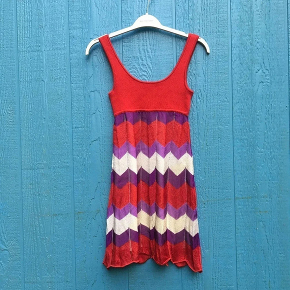 Bebe Women's Size Small Vintage Y2K Sleeveless Sweater Dress - Picture 2 of 5